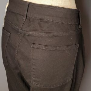 Talbots Straight Leg Curvy Jeans Black Size 12